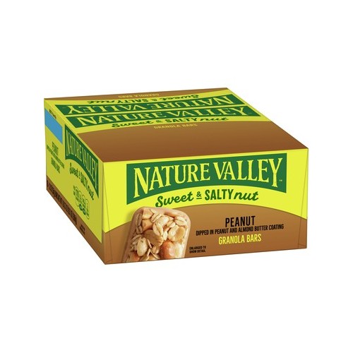 Nature Valley Chewy Sweet & Salty Nut, Peanut Granola Bars, 16 ct