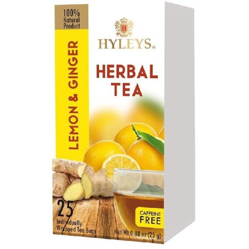 25 Ct Lemon & Ginger Herbal Tea