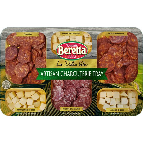 Artisan Charcuterie Tray (Salami & Cheese) 8X12 Oz