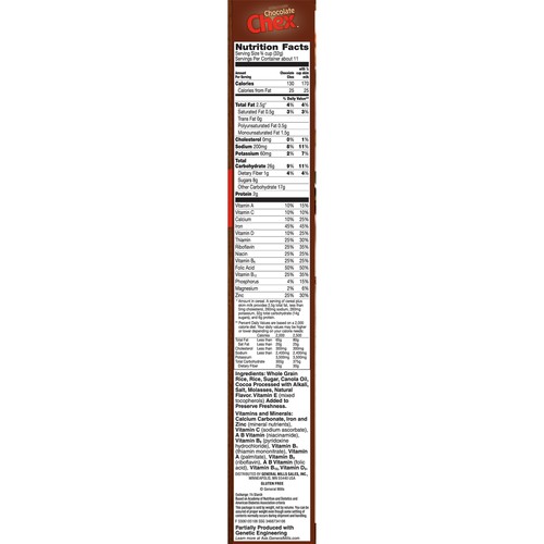 Chocolate Chex Cereal, 12.8 oz