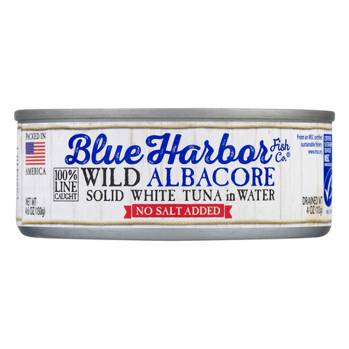 Solid Albacore Tuna, No Salt Added