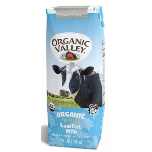 Organic Single Serve 1% Milk