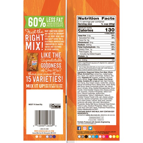 Chex Mix 3.75 oz Cheddar 8 ct