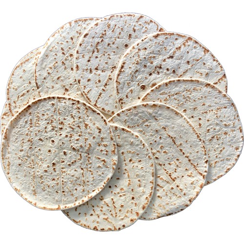 Tortillas Street Flour Pressed 6" Aladdin Brand