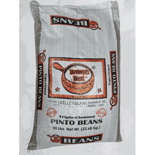 E Pallet Pinto Beans, Dry, 50 LB Bag