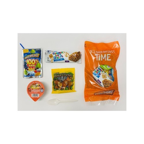 Breakfast Kit Cinnamon Toast Crunch Cereal Bar w/ 1 Cup of Fruit, WG