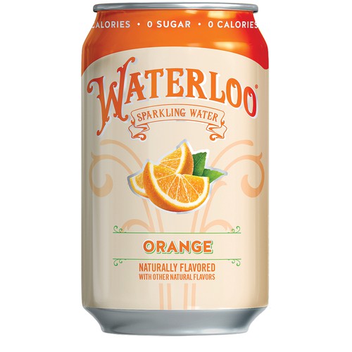 Waterloo Orange Sparkling Water