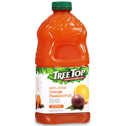 Tree Top Orange Passionfruit 8/64 oz Tray Open Stock
