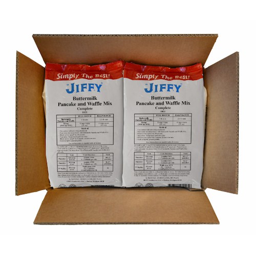 JIFFY Buttermilk Pancake & Waffle Mix Complete, 6/5lb Bag