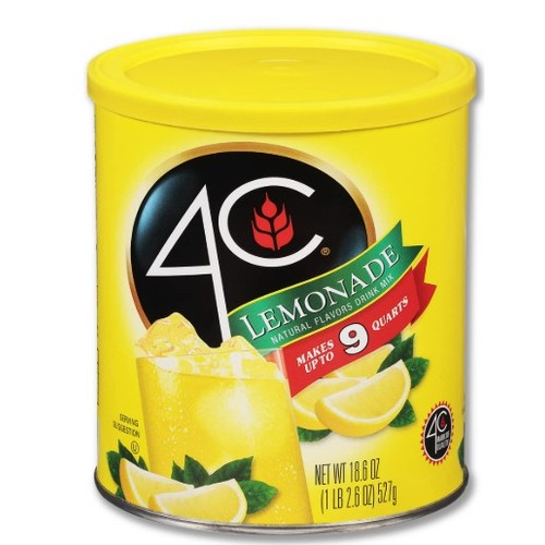4C LEMONADE 9QT DRINK MIX
