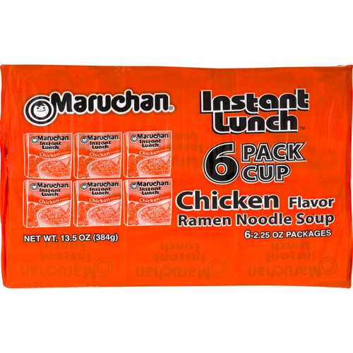 Maruchan Instant Chicken Flavor Ramen Noodle Soup 6-2.25 oz. Box