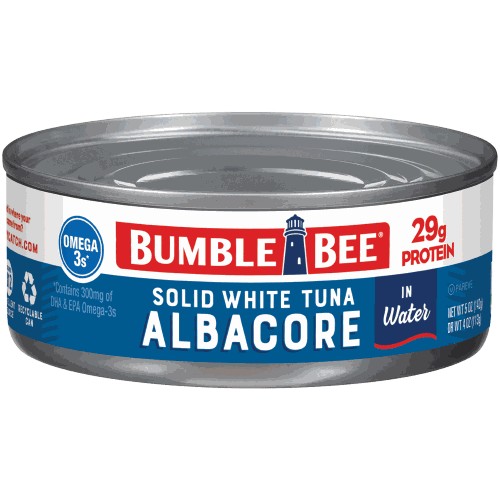 Bumble Bee Solid White Albacore Tuna in Water, 5 oz Can (Pack of 24)