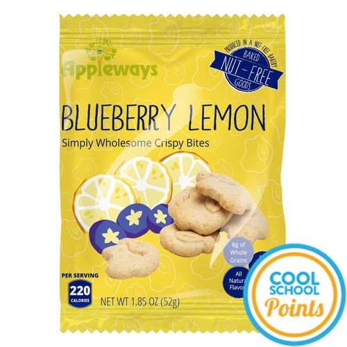 E Pallet 1.85oz Whole Grain Blueberry Lemon Crispy Bites IW