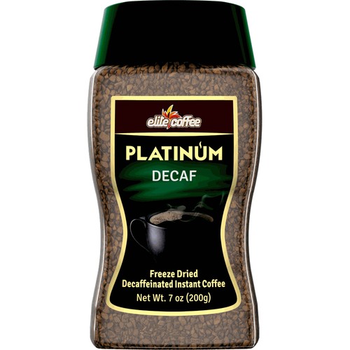 Elite Decaf Platinum Instant Coffee, 7oz
