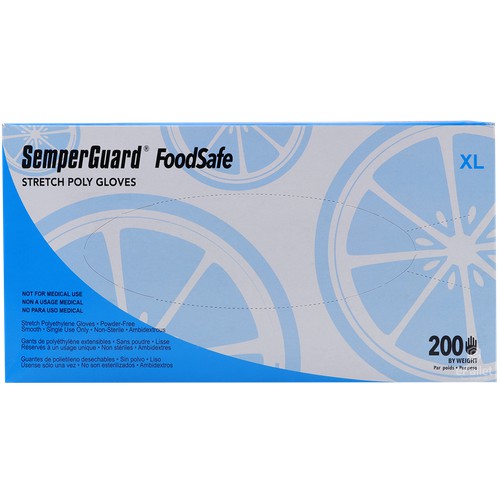 SemperGuard FoodSafe XL Glove, 2-3 mil