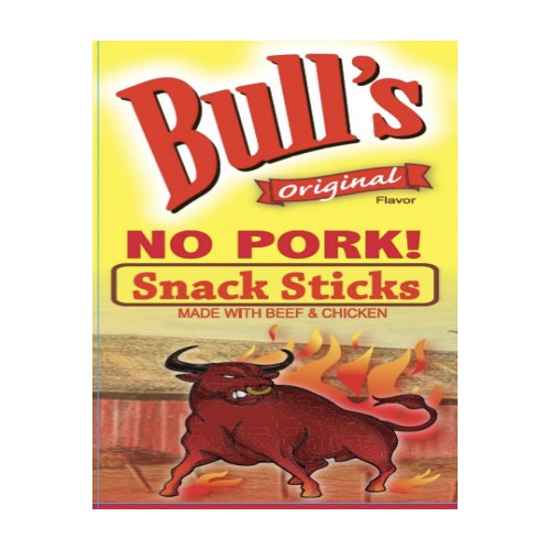 Bull's NO PORK BIGGEST Snack Sticks, .9oz