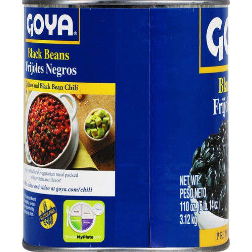 Goya Black Beans 110 oz