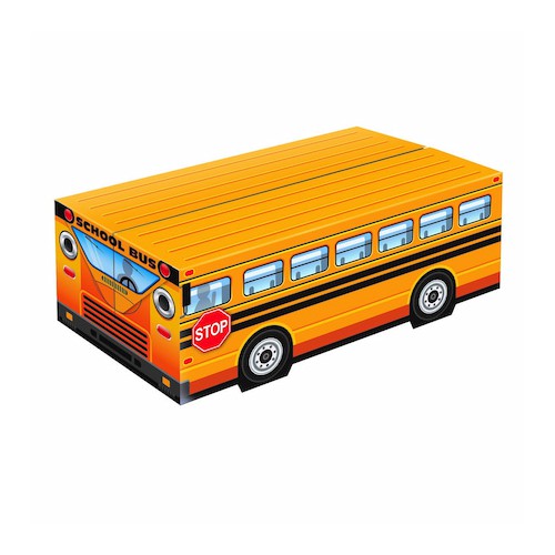 Super Stacks Meal Box - School Bus, 250ct