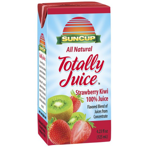 E Pallet Totally Juice Strawberry Kiwi 100 Shelf Stable Juice Box, 40/4.23oz