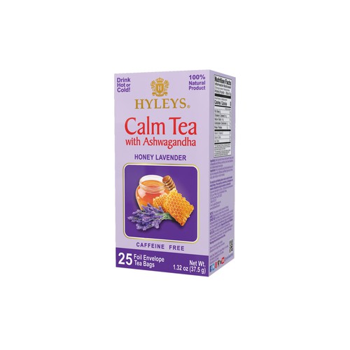 25 Ct Calm Tea With Ashwagandha Honey Lavender Flavor