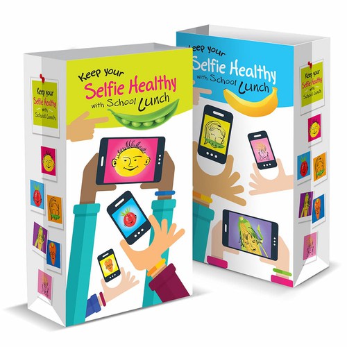 Super Sack Paper Bags - Keep Your Selfie Healthy, 250ct