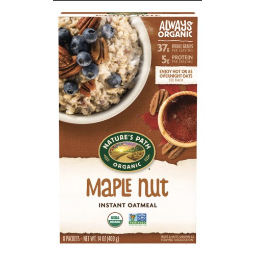 Organic Maple Nut Oatmeal 14oz