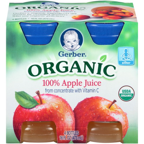 gerber organic apple juice