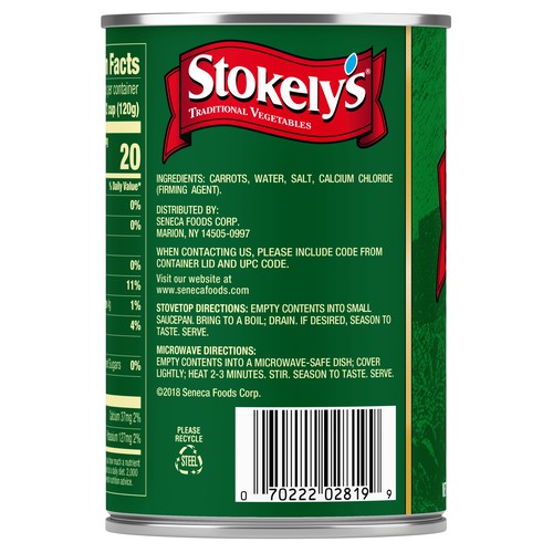 Stokely's Sliced Carrots