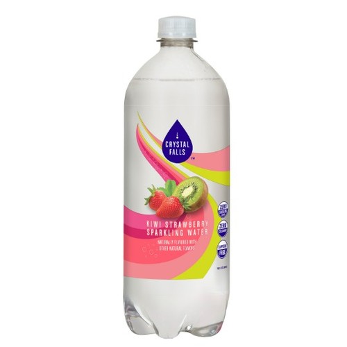 Crystal Falls Kiwi Strawberry Sparkling Water