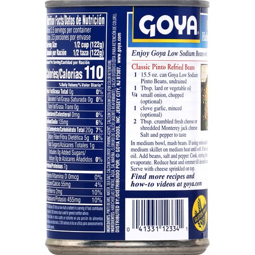 Goya Pinto Beans Low Sodium 15.5 oz
