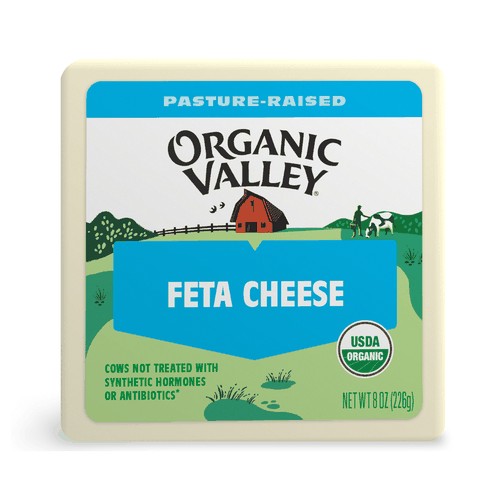 Organic Feta Cheese Block, 8oz