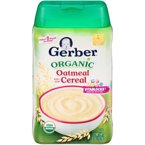 gerber organic baby cereal