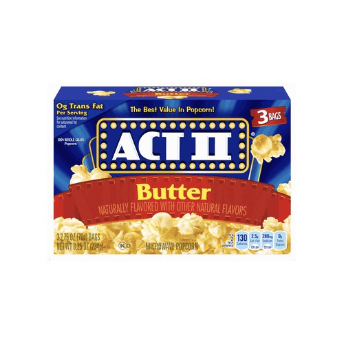 ACT II Butter Popcorn, 2.75oz