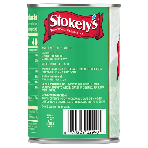 Stokely's Sliced Beets, No Salt Added