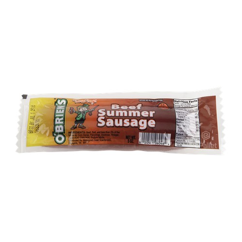 O'BRIEN'S Beef Summer Sausage 40/5 oz ePallet
