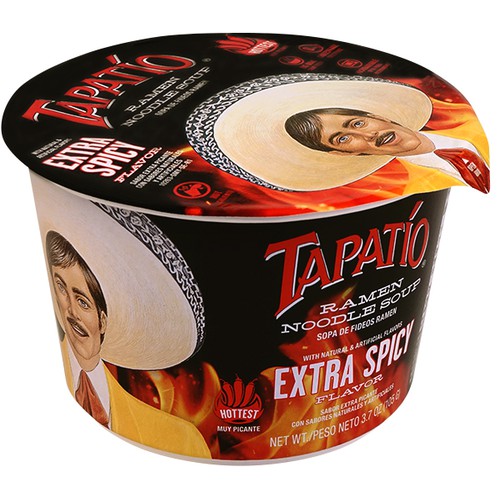 Tapatio Instant Ramen Bowl 3.8oz/110g -Extra Spicy Flavor