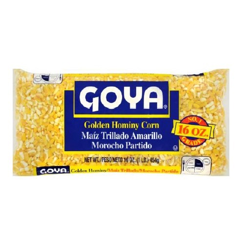 Goya Golden Hominy Corn 16 oz
