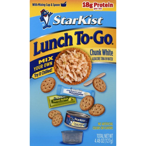 Lunch To-Go® Chunk White Mix Your Own Tuna Salad (Can)