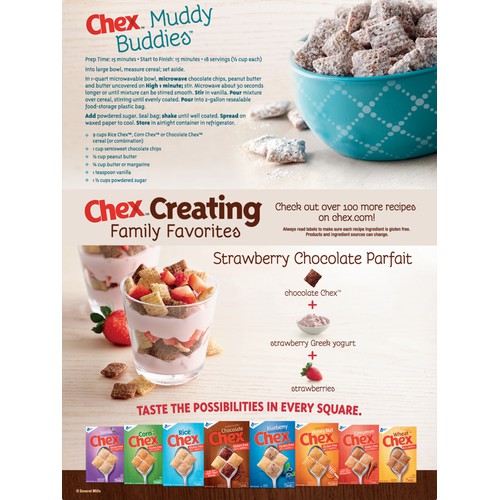 Chocolate Chex Cereal, 12.8 oz