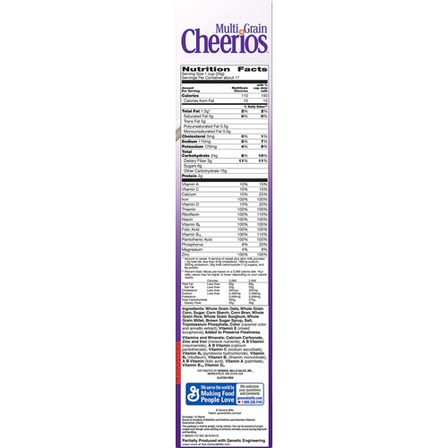 MultiGrain Cheerios, 18 oz