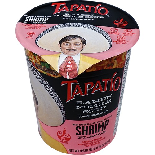 Tapatio Ramen 2.29 oz/65g Cup - Shrimp Flavor