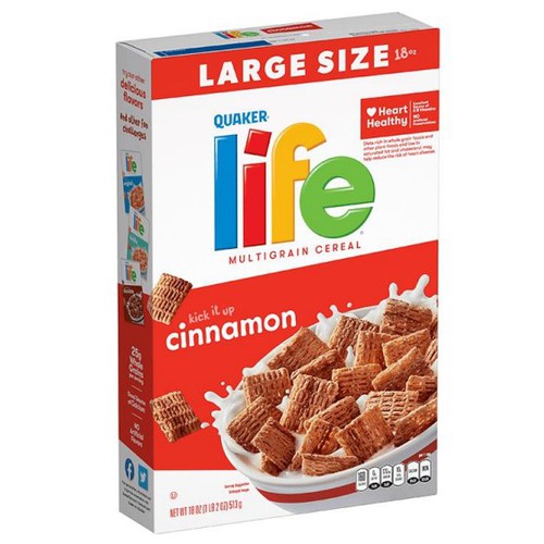 Quaker Cinnamon Life Cereal