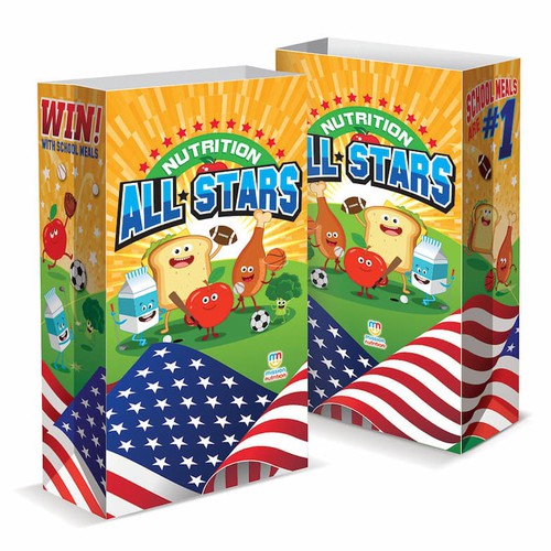 Super Sack Paper Bags - Nutrition All Stars, 250ct