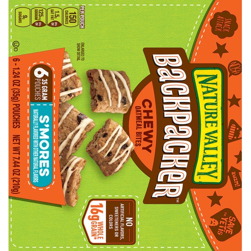Backpacker Oatmeal Bites, S'mores