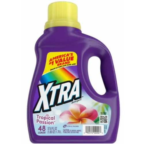 Xtra Tropical Passion Laundry Detergent, 48 loads