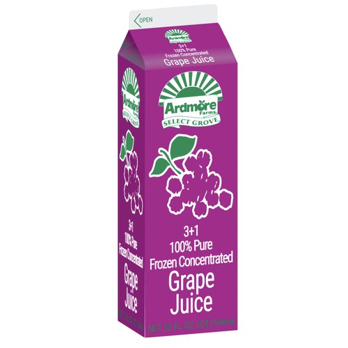 Ardmore Farms Frozen Concentrated Grape Juice 3+1, 32 fl oz