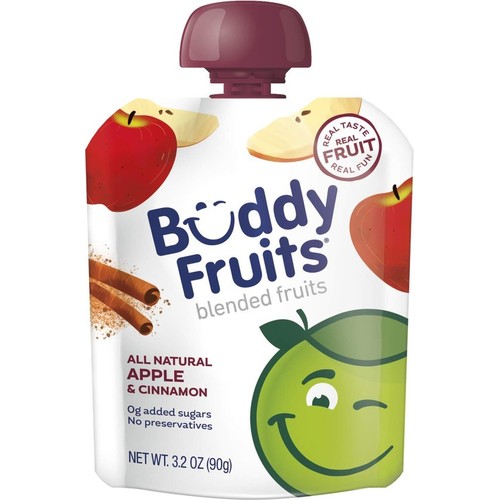 Buddy Fruits Apple & Cinnamon Blended Fruit, 3.2oz