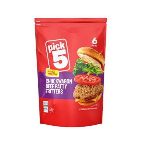 Pick 5 Chuck Wagon Beef Patty Fritters, 6ct