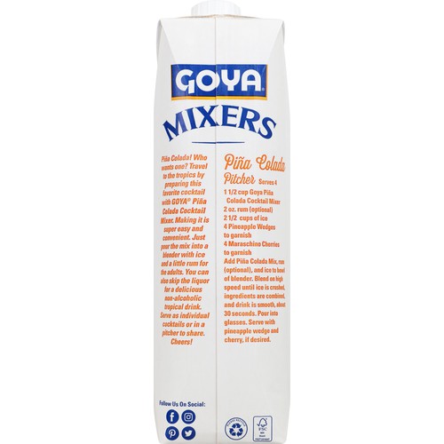 Goya Pina Colada Cocktail Mixer 33.8 oz