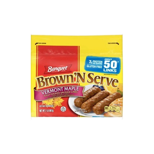 BANQUET BROWN 'N SERVE MAPLE LINKS BAG